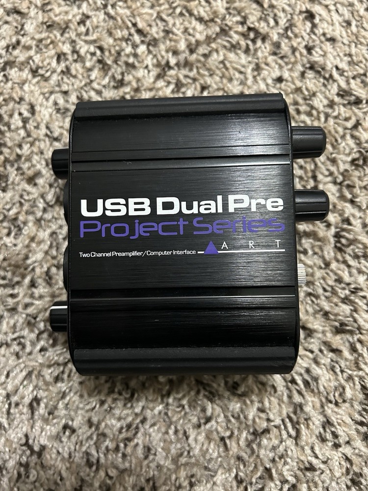 ART USB Dual Pre Project Series 2-Channel Mic PreAmp Computer Not Tested