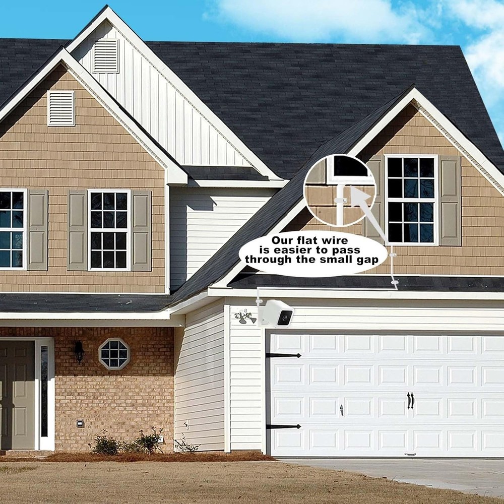 Versatile 2Pack 10FT Micro USB Extension Cables for Indoor Security Cameras