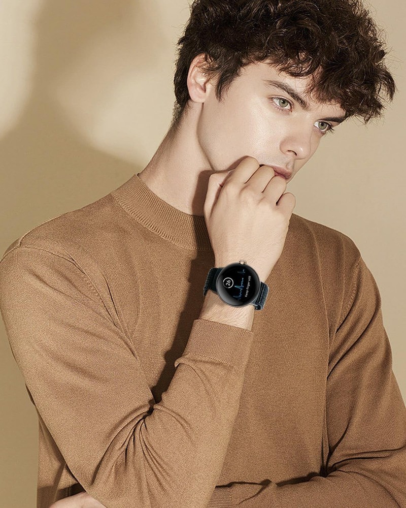 Adjustable Loop Nylon Straps for Google Pixel Watch 41mm - 2 Pack