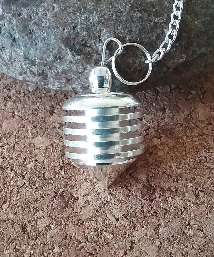 JOE SMITH HANDMADE DANCING SILVER DOWSING PENDULUM, MOST ACCURATE ANYWHERE
