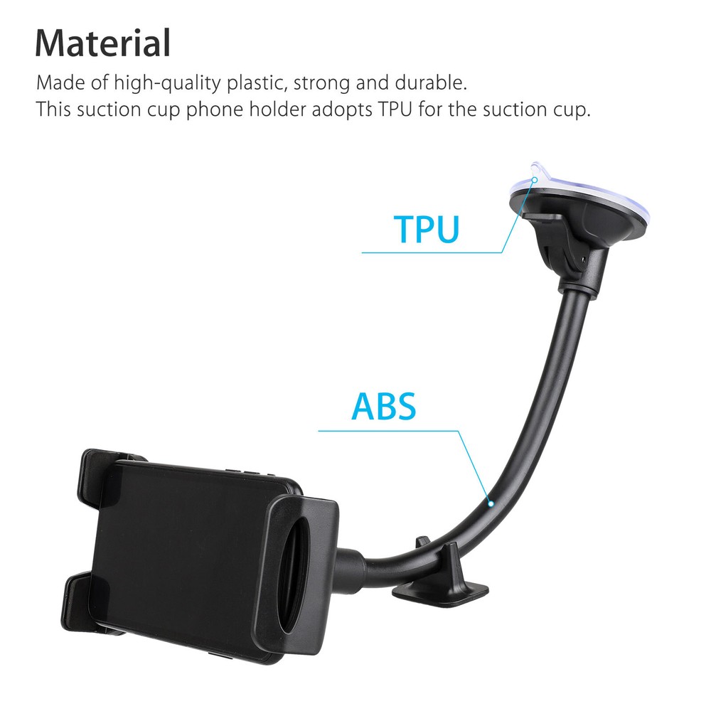 Car Tablet Mount Holder Windshield Dashboard Stand for Universal Phone iPad GPS