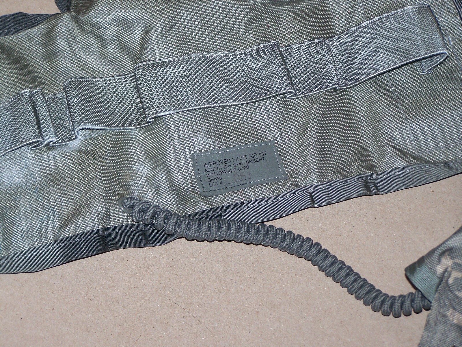 IFAK Insert First Aid Medic SEKRI + Cord Military Foilage ACU NOS
