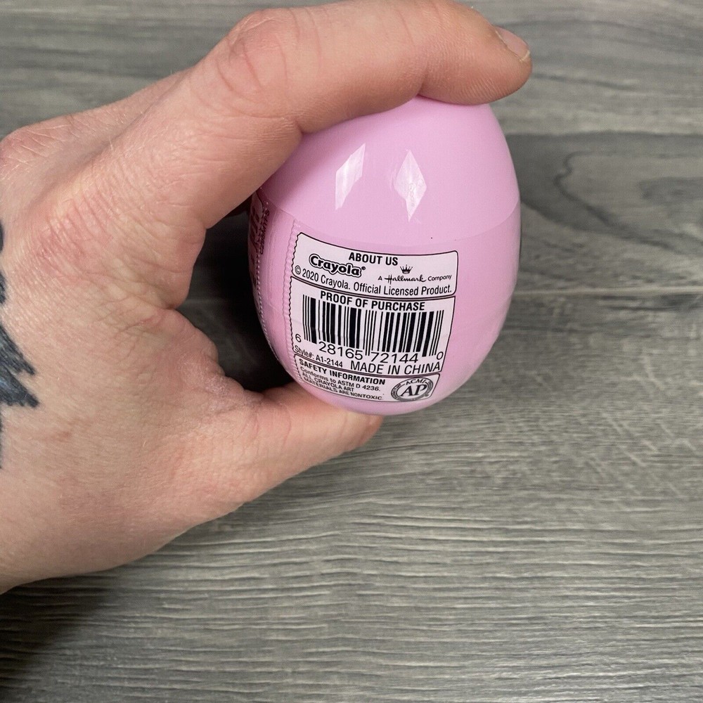 Hallmark Company Crayola Dough Easter Egg Plastic Pink