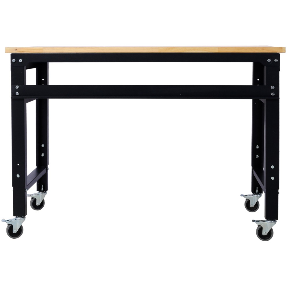 Workbench-Rolling Workbenches for Garage-Adjustable Height, Workshop Tool Bench