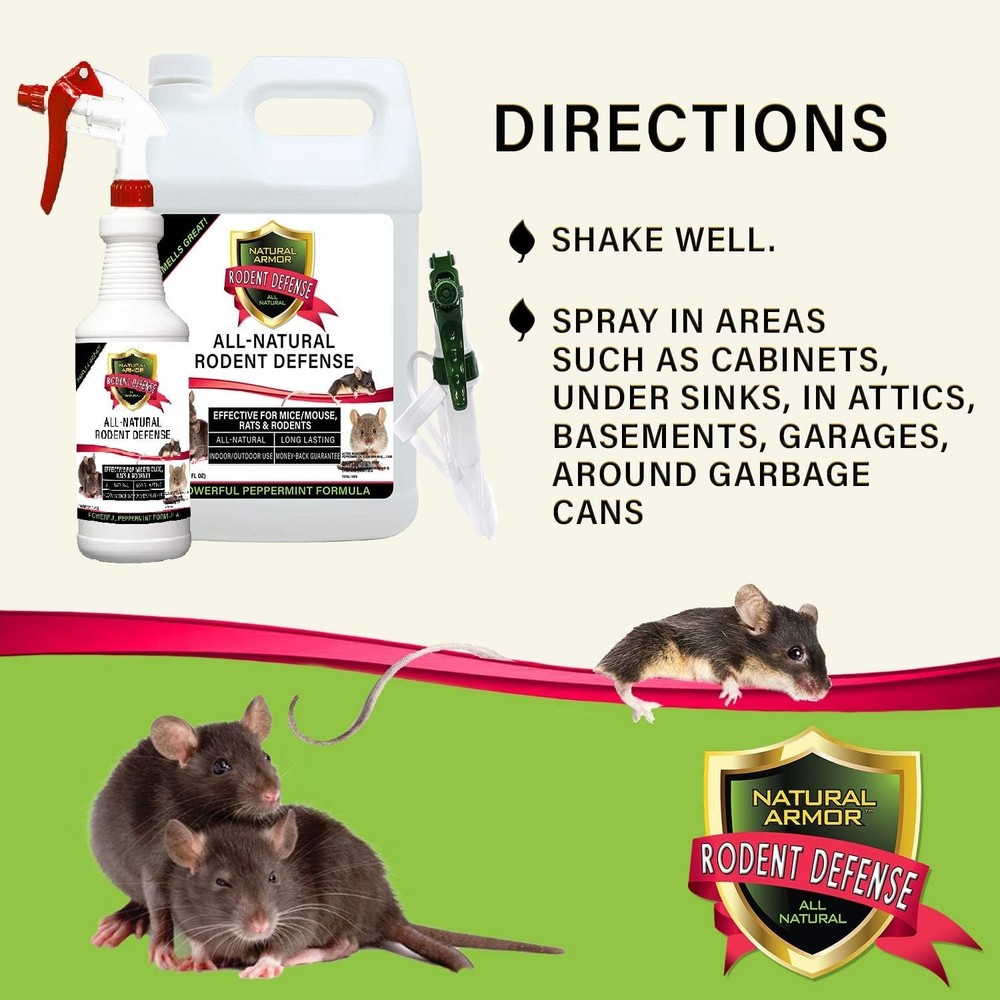 Peppermint Rodent Repellent Spray