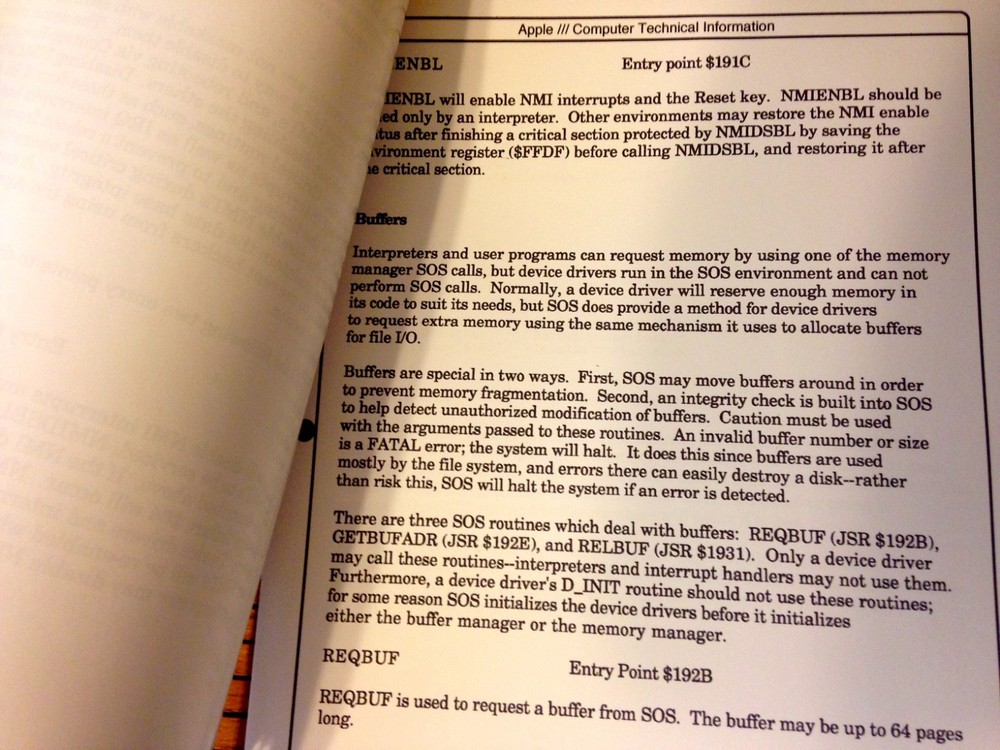 Undocumented Apple / SOS Features / Apple III Home Computers