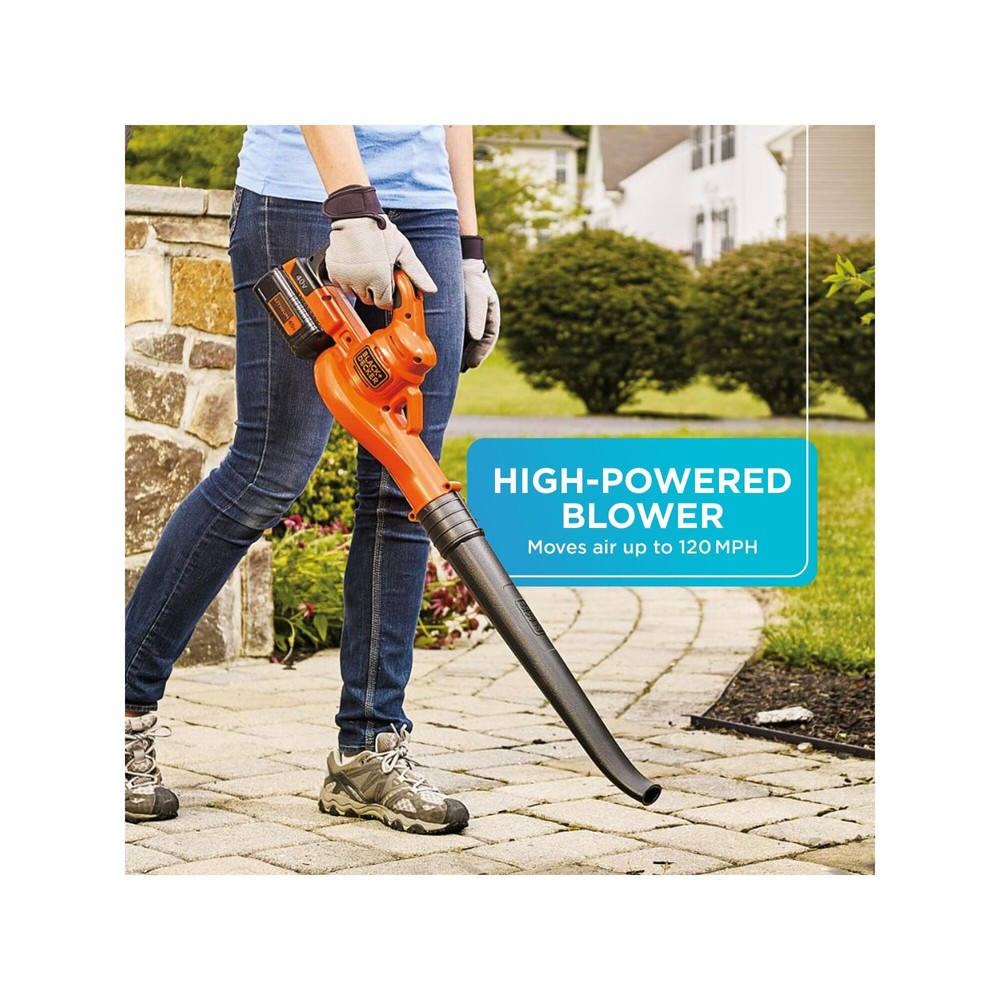 BLACK+DECKER 40V MAX* String Trimmer / Edger and Sweeper Combo - LCC140