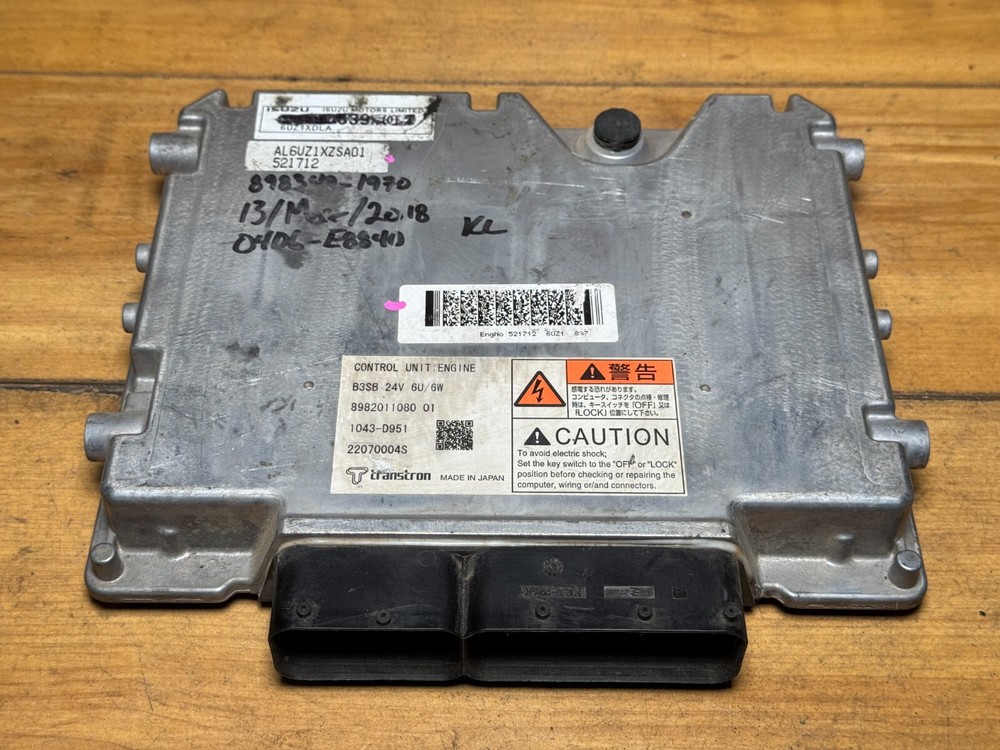 Isuzu ECM ECU 898216639 OEM Engine Control Module Diesel Computer Unit 6UZ1