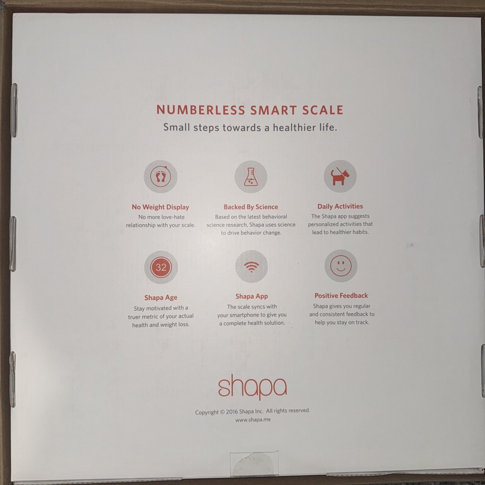 Shapa Numberless Smart Scale