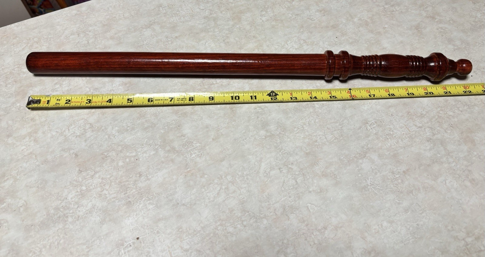 Vintage Wood Baton For Display Home Decor 22” Inch Police Decor