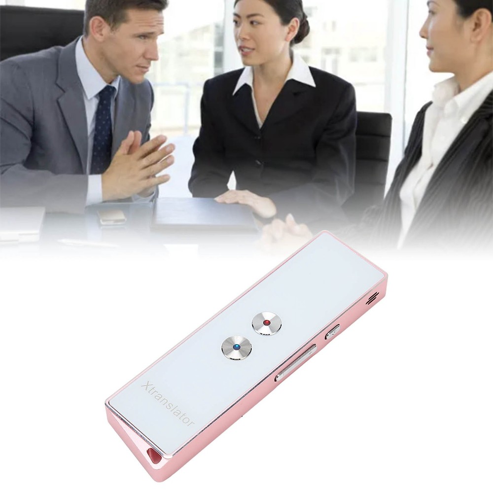 Multi Language Portable Smart Voice Translator Aluminum Alloy Shell Wireless