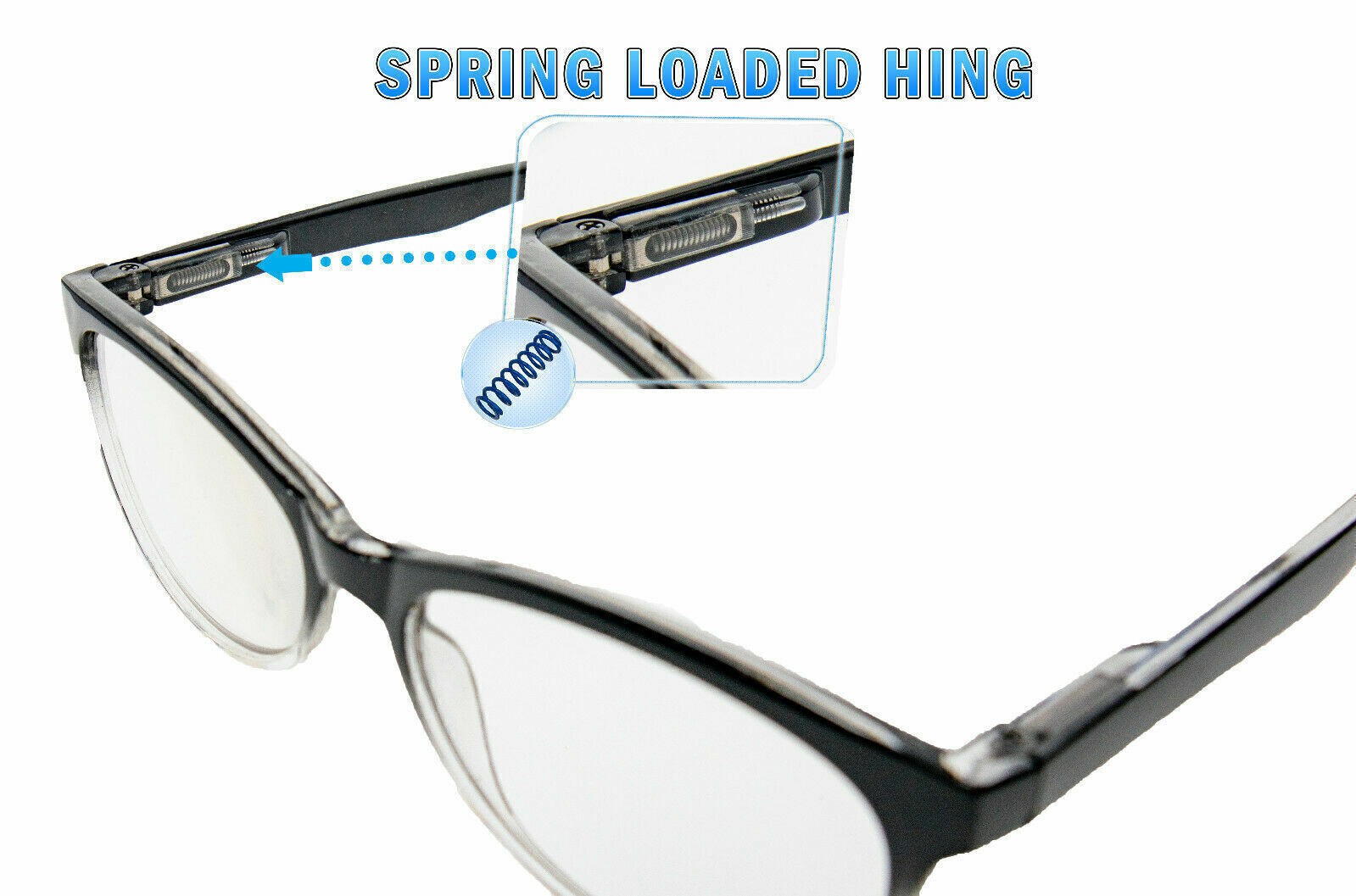 2Pairs Auto Focus Reading Glasses for Presbyopia, Unisex 0.5-2.5D Clear Vision