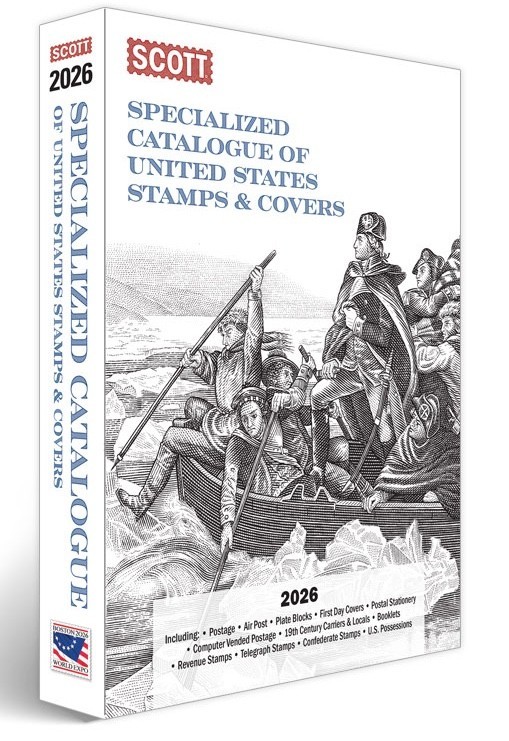 2026 Scott Specialized Catalogue United States Postage Stamp & Covers