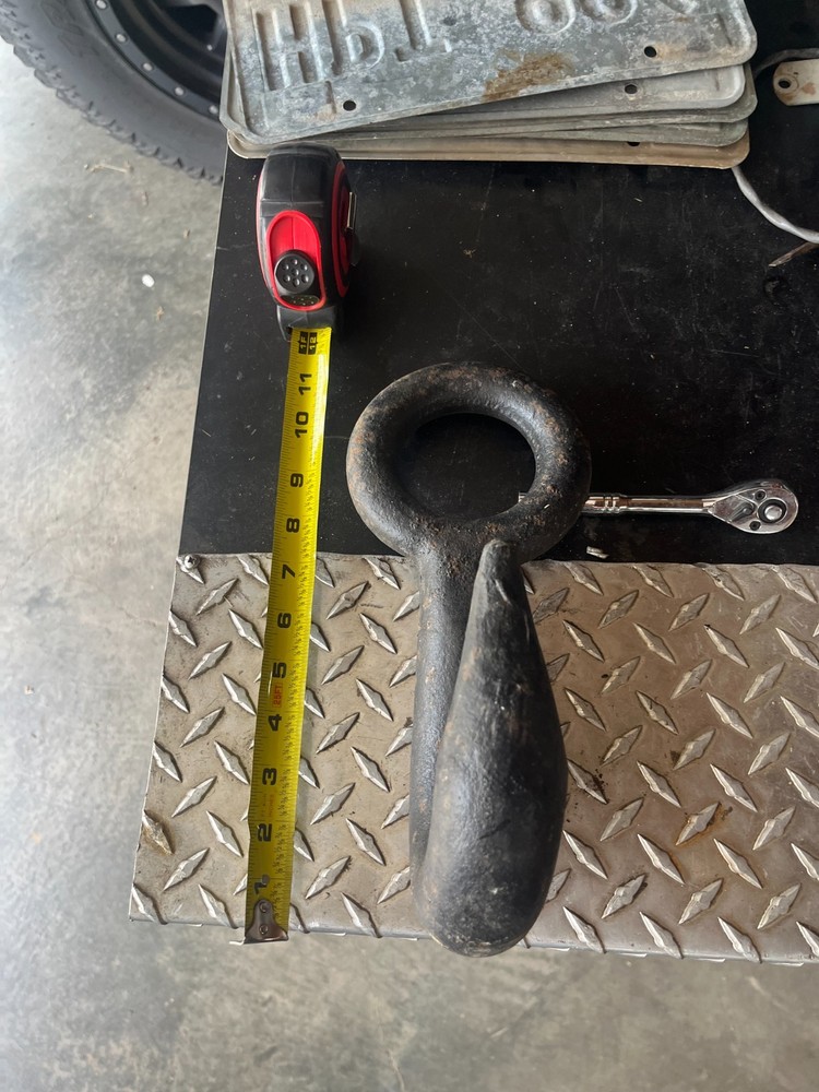 Large Sling Eye Hook for Crane Rigging