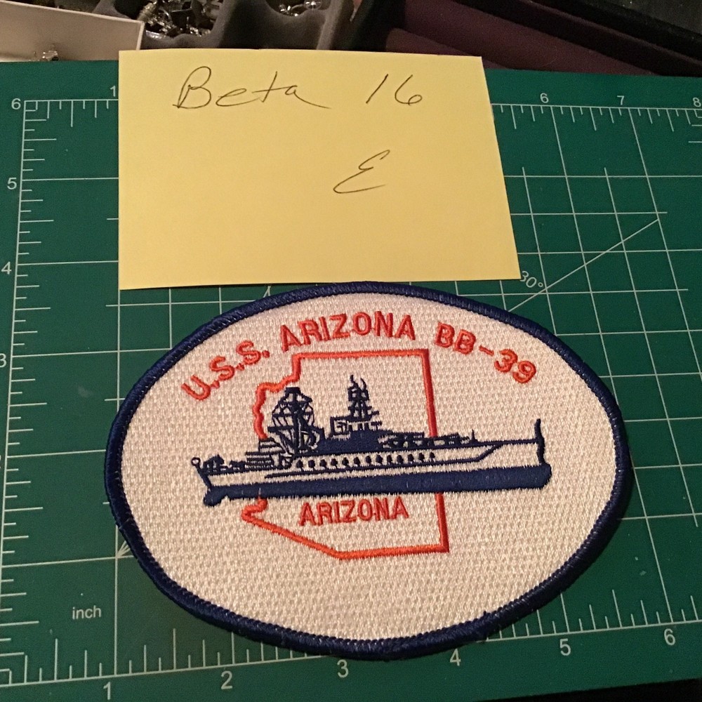 USS ARIZONA BB-39 Battleship Patch