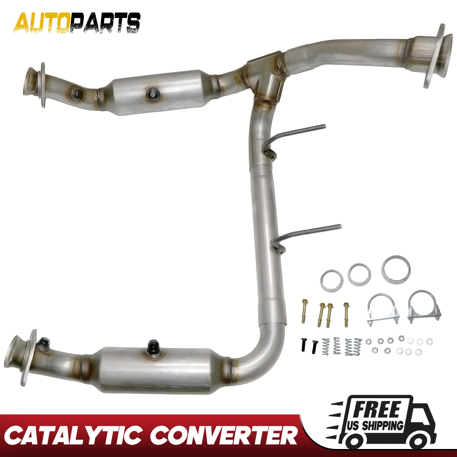 2x Catalytic Converter for Ford F-150 2015 2016 2017 2018-2020 5.0L Left & Right