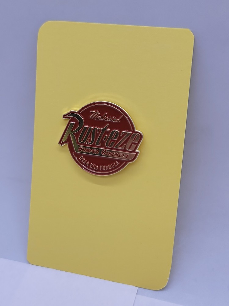 Rusteze Medicated Bumper Ointment Logo Round Enamel Pin – Rear End Formula Cars