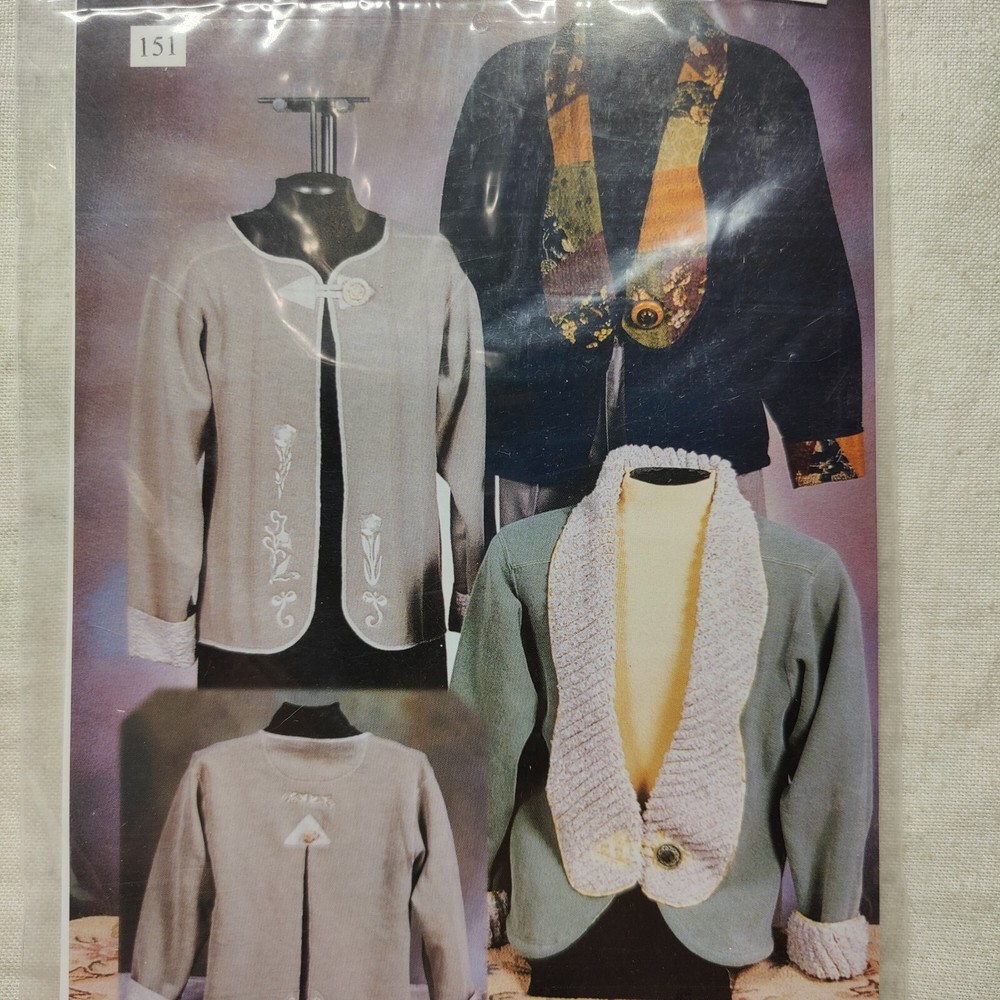 Sweatshirt Embroidered Jacket Patchwork Collard Jacket Embroidery Pattern