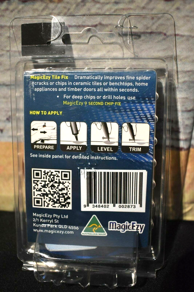 MagicEzy Tile REPAIRezy™ (Clear) ~ Fix Cracks & Chips in Ceramic, Stone