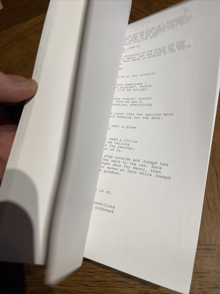 Blob II 2 Red Armageddon Original Script Screenplay E.L. Ernest West