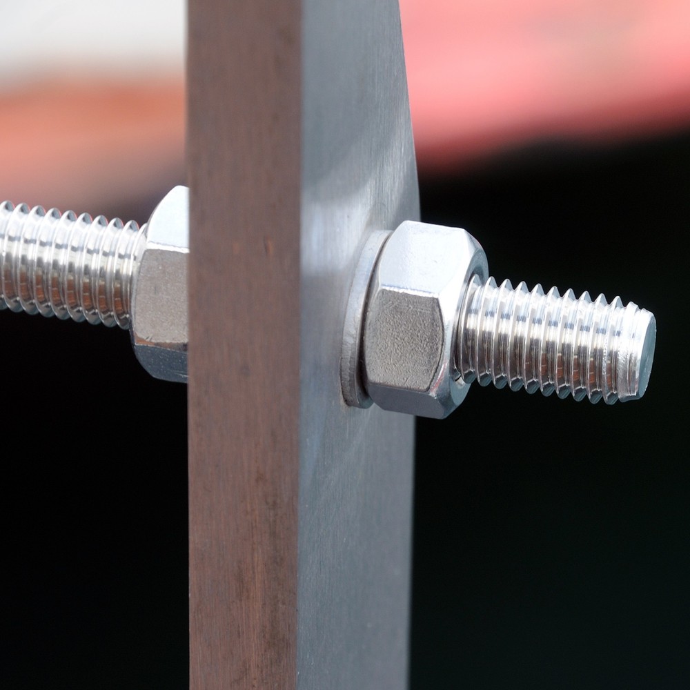 5Set M3-0.5x250mm Fully Threaded Rods, Stainless Steel Thread Bar Studs & Nuts