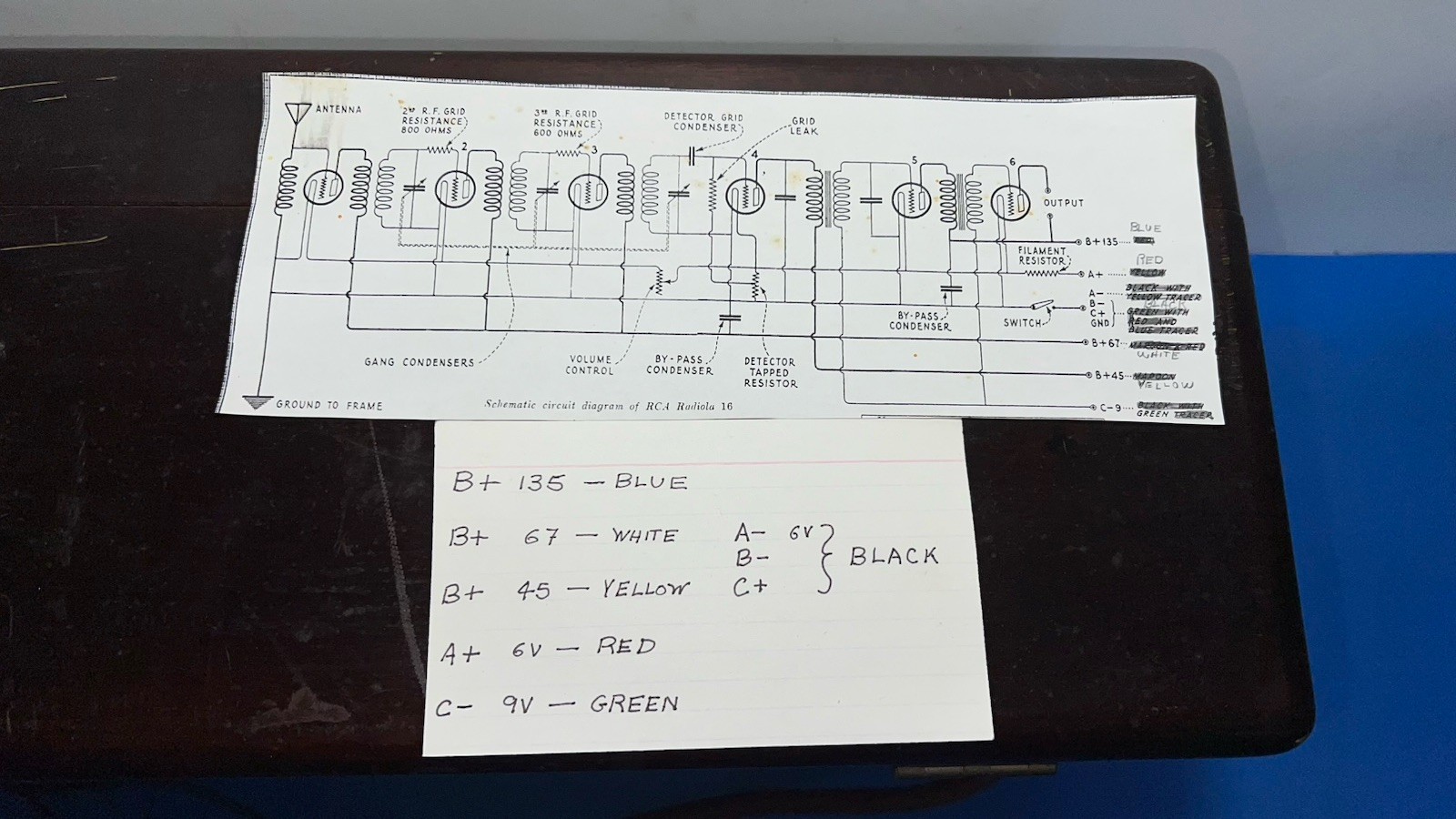 RCA Radiola 16 Model AR-924 Battery Tube Radio – Antique 1920s – Untested