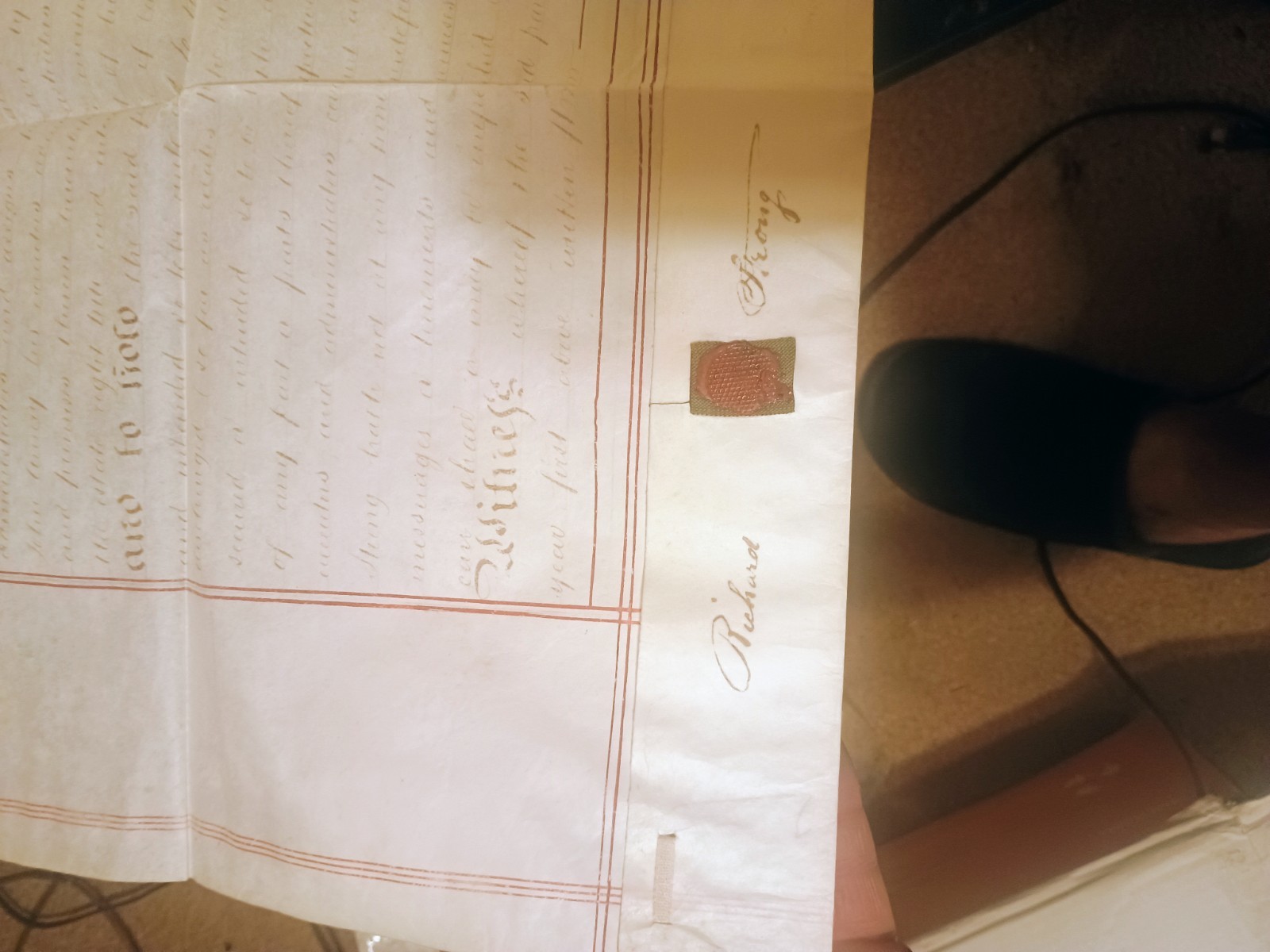 1800s French Document