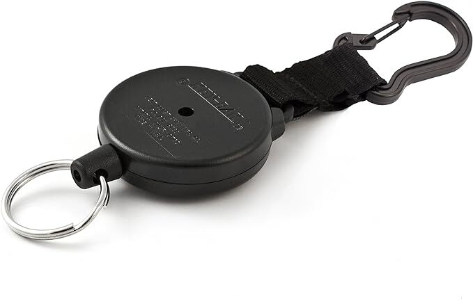 KEY-BAK SECURIT Heavy Duty Retractable Key Holder, Secures Keys, Gear 48'' Cord