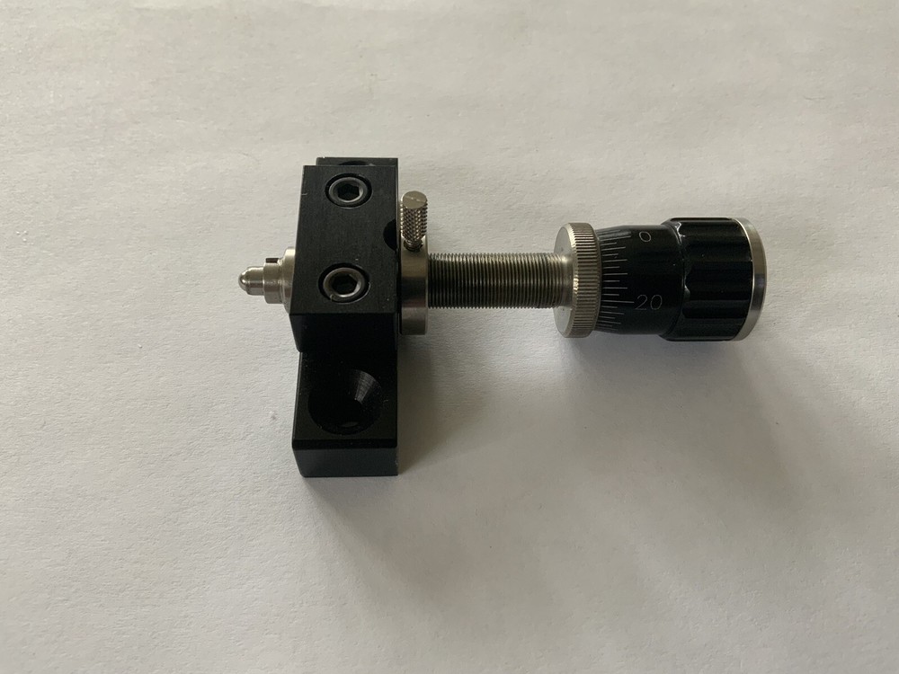 Single Axis Precision Micro Position Unit With Mounting Block