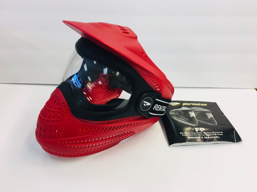 Proto Paintball / Airsoft Face Mask FP Goggle System - red  NEW