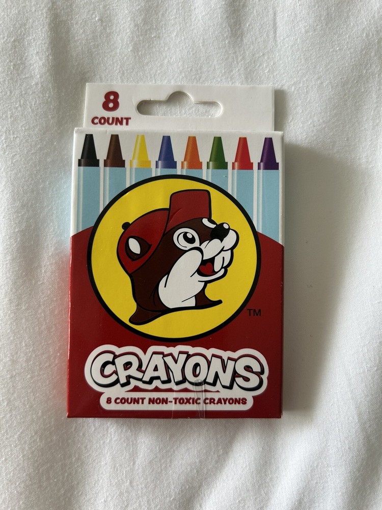 Buc-ee’s Coloring Crayons (8 Count)