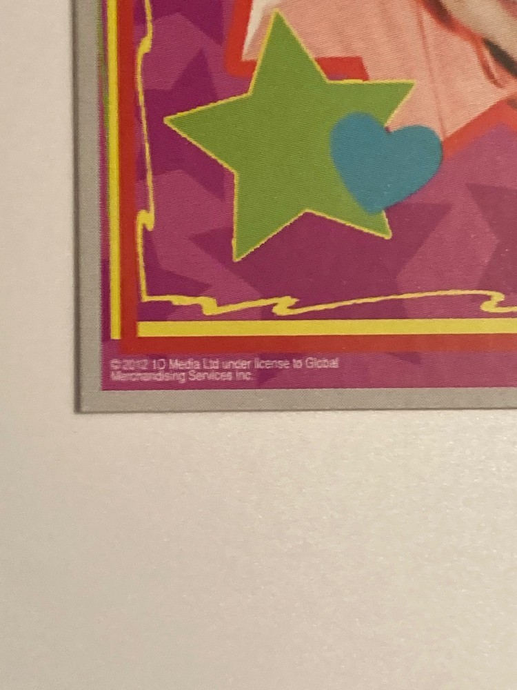 One Direction Harry Styles Rare Vending Machine Sticker