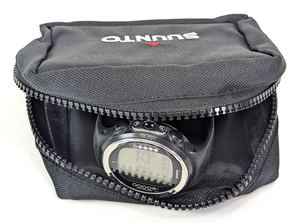 Suunto Soft Bag Padded Pouch Case Scuba Dive Computer Zippered Protector