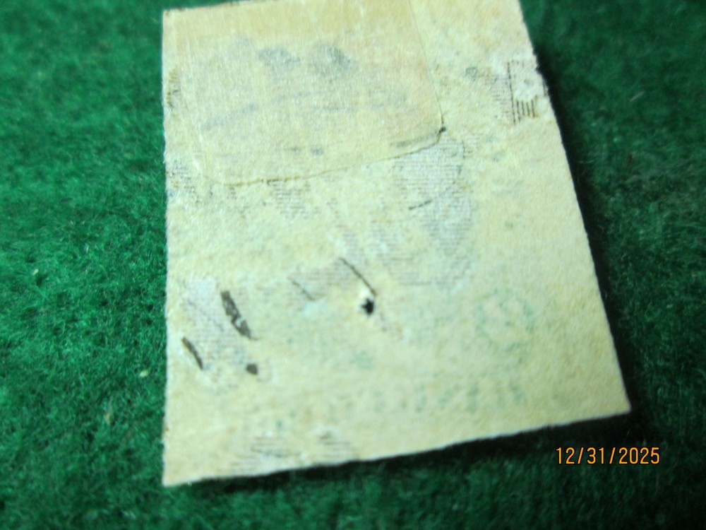REVENUE 2 CENT BANK CHECK IMPERFORATED STAMP.