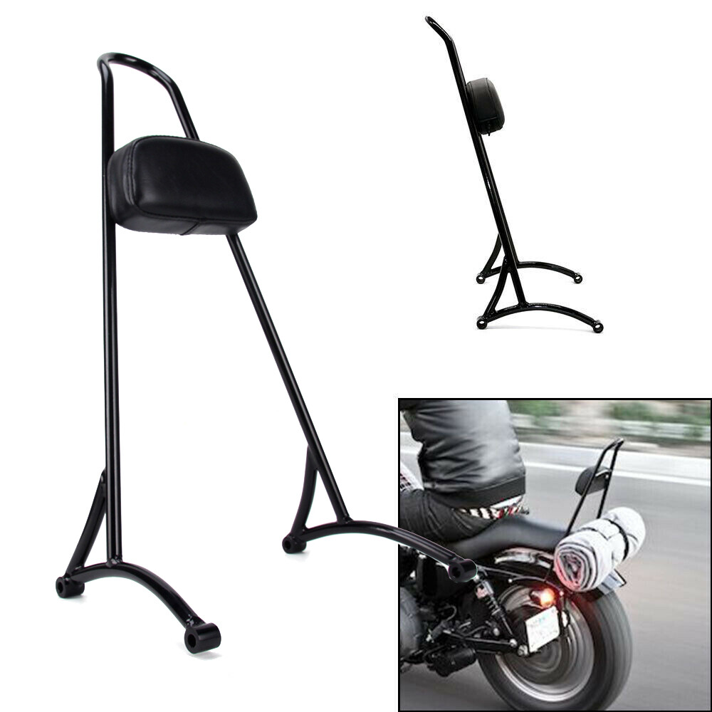 Tall Sissy Bar Passenger Backrest for Harley Sportster XL Iron 883 1200 48 72