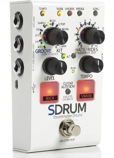 DigiTech Automatic Drum Machine Pedal Multi Effect Processor (SDRUM-U)