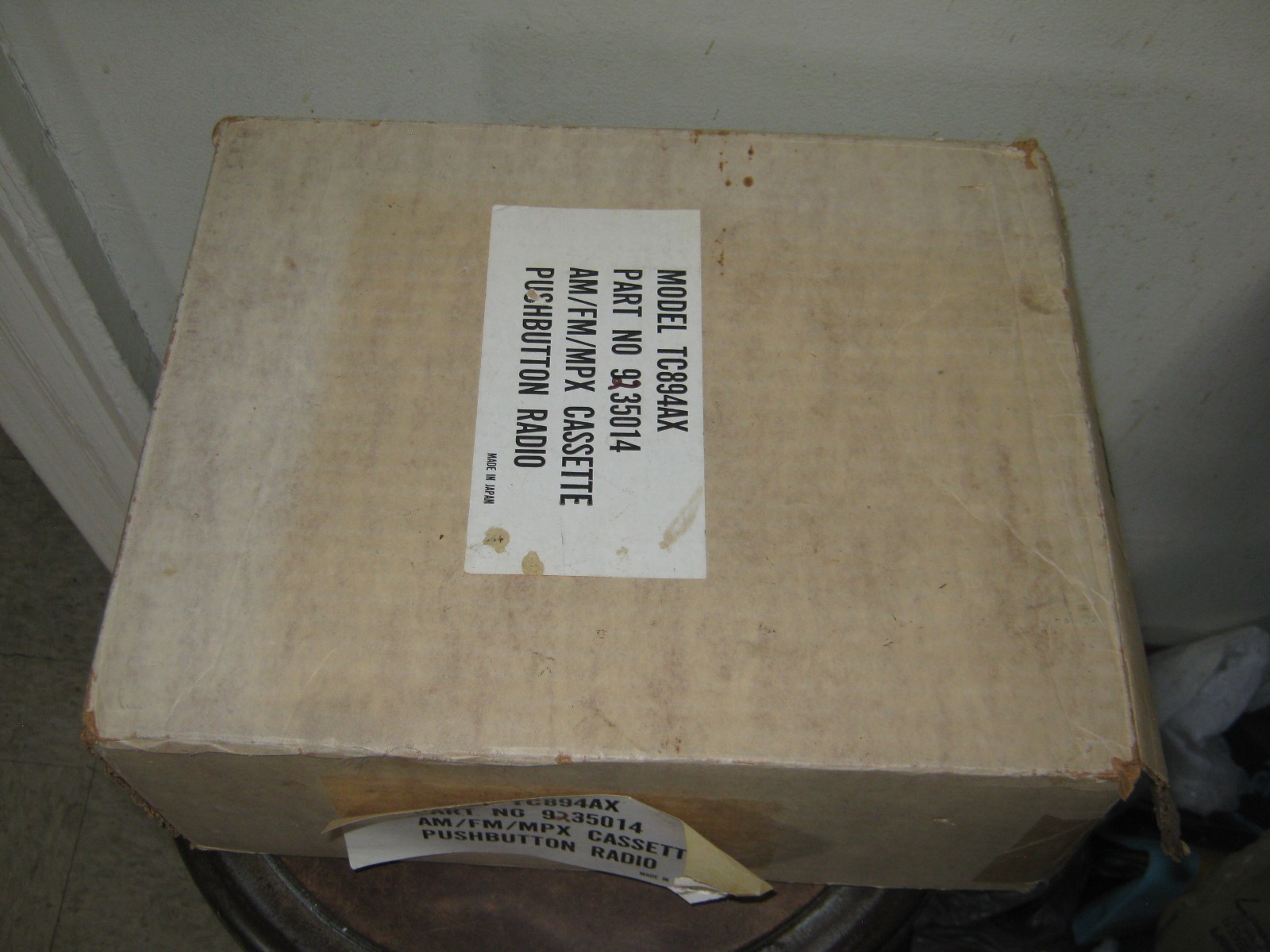 Motorola Car Stereo am fm Cassette TC894AX AM FM vintage old school with box