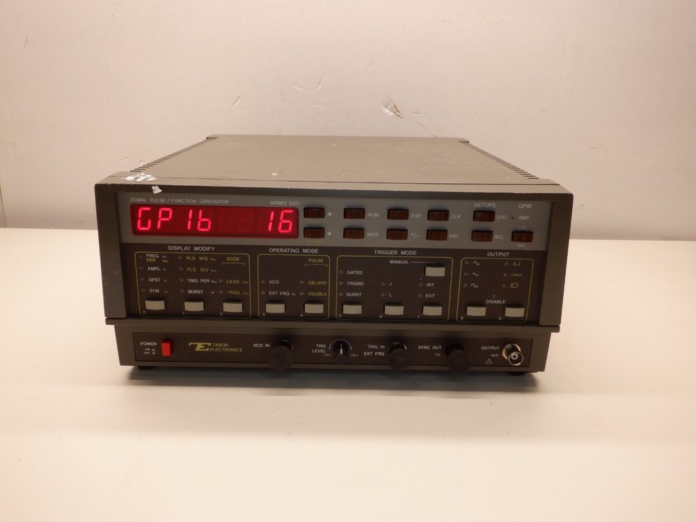 TABOR ELECTRONICS 8201 FUNCTION GENERATOR