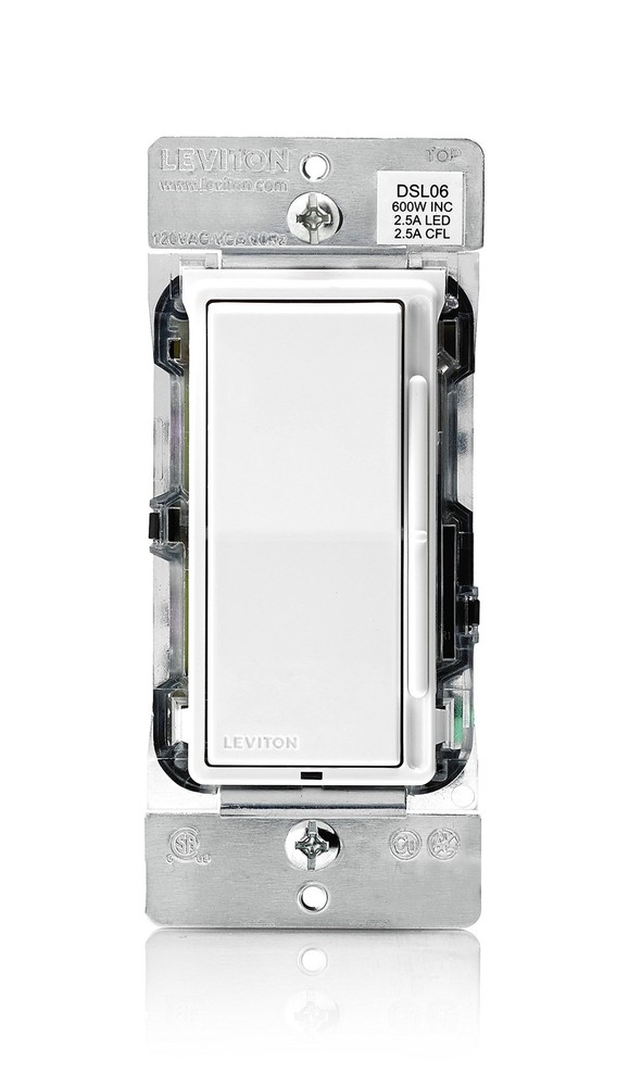 Decora Slide Dimmer Switch for Dimmable LED, Halogen and Incandescent Bulbs, ...