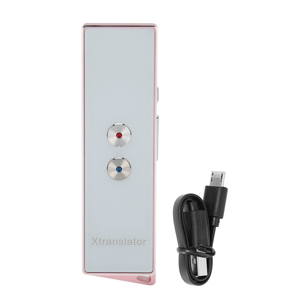 Multi Language Portable Smart Voice Translator Aluminum Alloy Shell Wireless