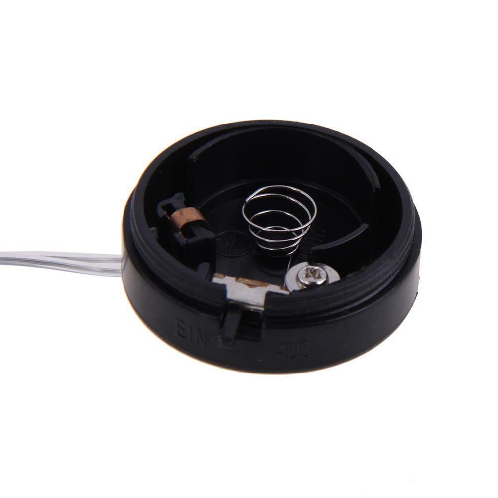 CR2032 6V Button Coin Cell Battery Holder Case Box With Push Button Switch Black