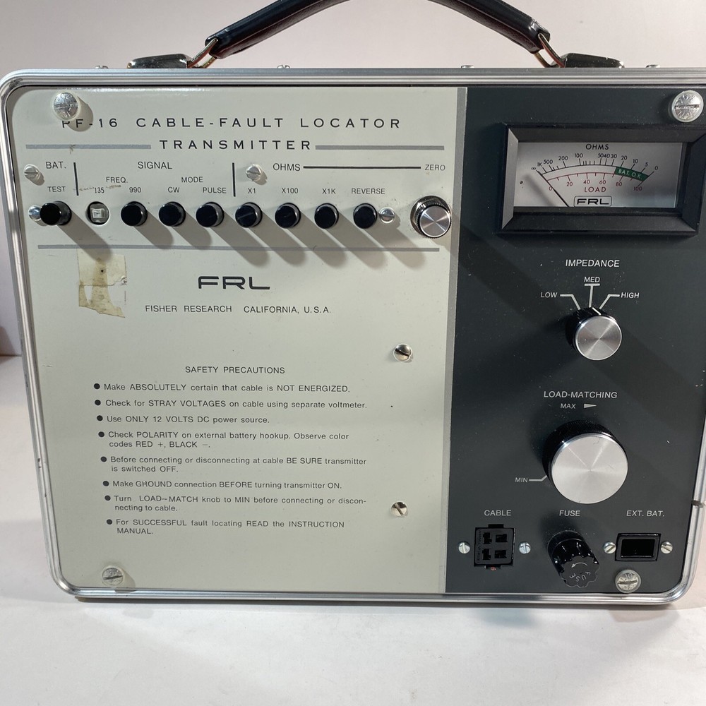 Fisher M-scope PF-16 cable fault locator transmitter Only