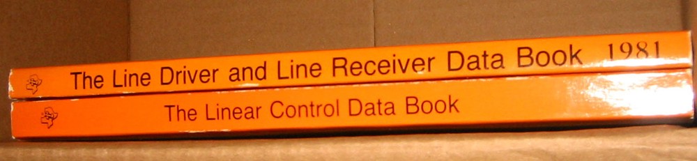 Texas Instruments 2 Data Book Set - 1980-1981 Linear Control and Line Driver