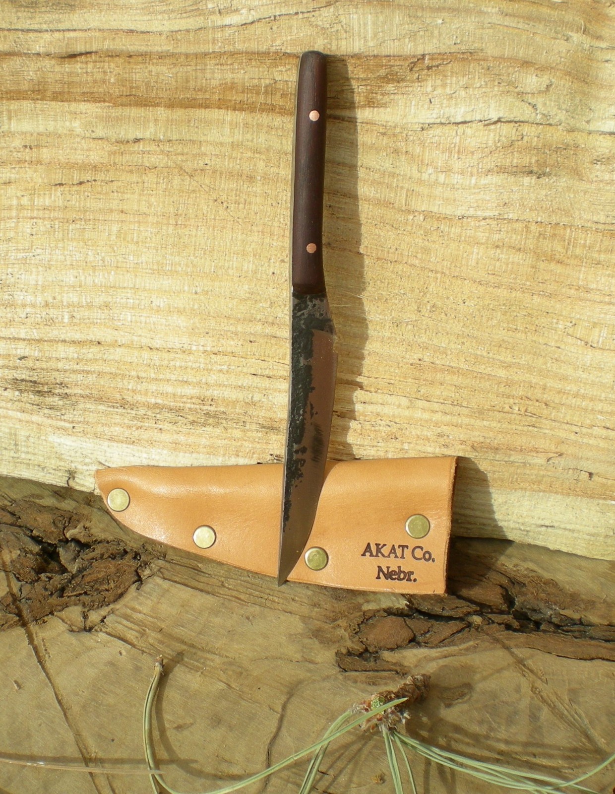 Hand-Forged "Lil Pare" Kitchen Knife | 5160 High Carbon Steel, Walnut, USA