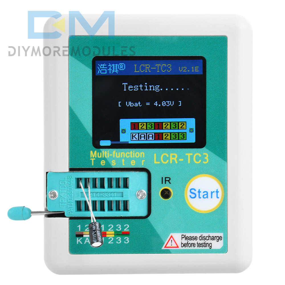 LCR-TC1 Multifunction Transistor Tester Diode Triode Capacitance Meter LCR ESR
