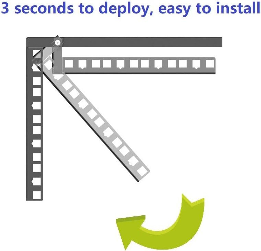 1U Steel Vertical Wall Mount Rack and Horizontal Under Desk PC Mount Bracket ...