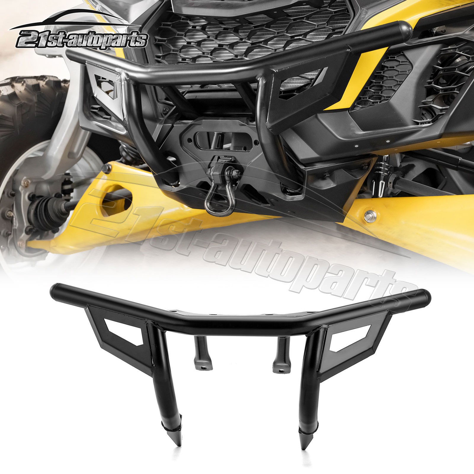 Heavy Duty Steel Front Bumper For Can Am Maverick R #715007311/715007691