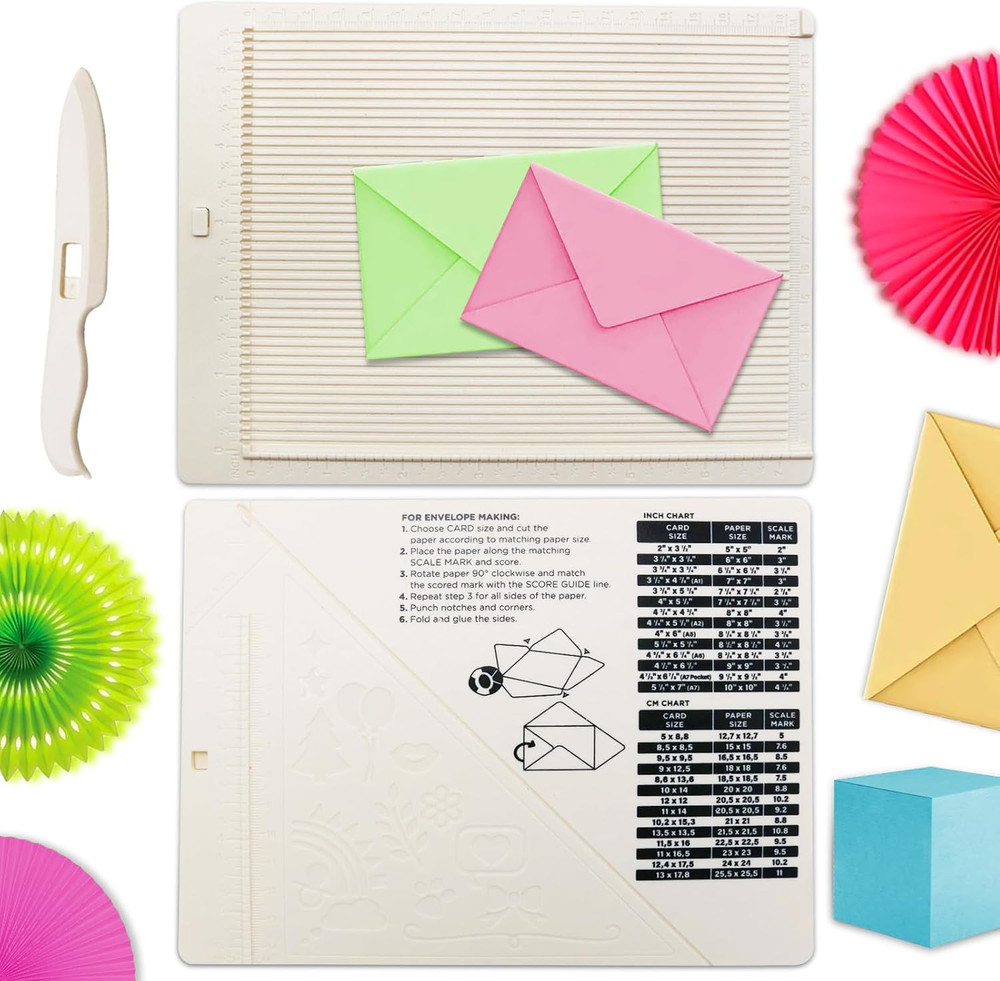 Scoring Board, Envelope Maker, Envelope Punch Board, Scoring Tool, Small Score B