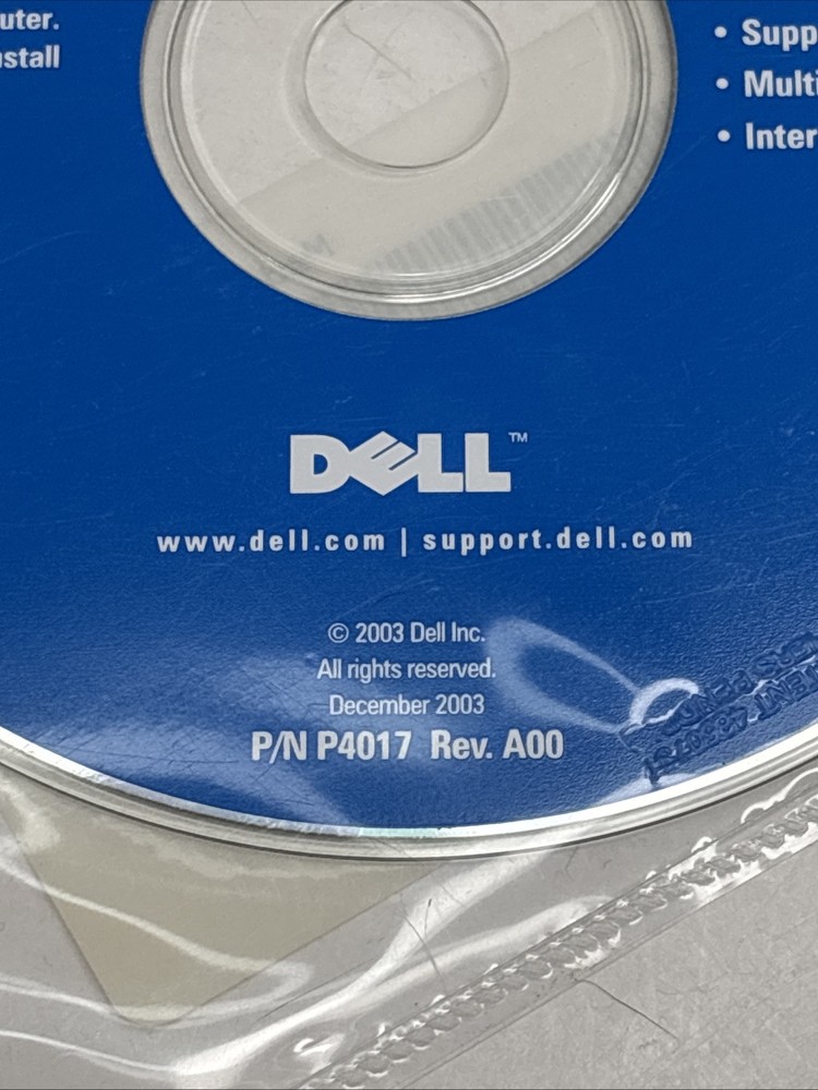 Dell Tools System Software Program 2003 CD-ROM Disc
