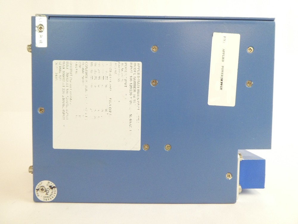 AMAT Applied Materials Rack Mount Power Supply HF10 Working Surplus